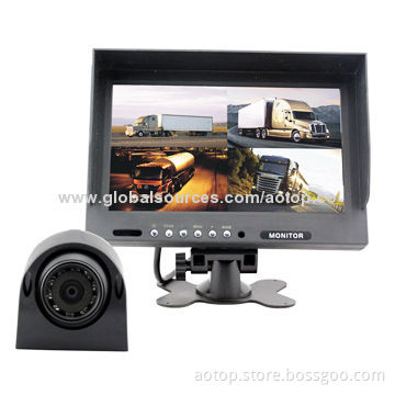 Super Quality 9-inch Car LCD Screen Monitor with 4-way Video Input, Speaker, Multiple Languages